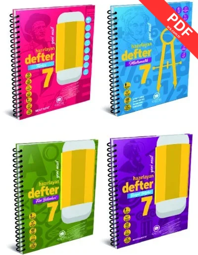 2025 Çanta Yayınları 7. Sınıf Tüm Dersler Hazırlayan Defter