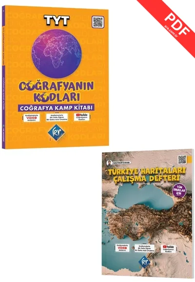 2025 Coğrafyanın Kodları TYT Coğrafya Kamp Kitabı ve Coğrafyanın Kodları Türkiye Haritaları Çalışma Defteri (Tüm Sınavlar İçin) Seti