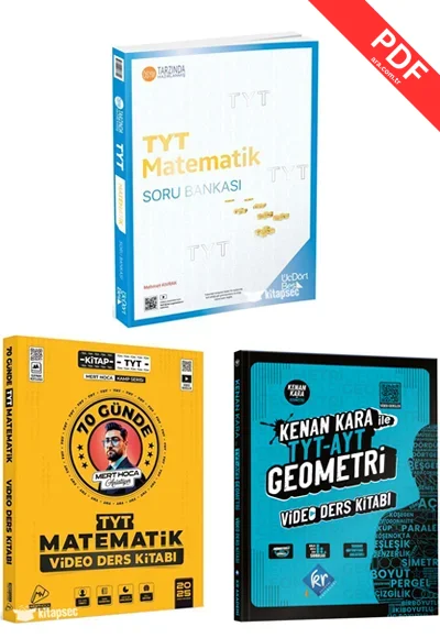 2025 Çok Satan TYT Matematik Soru- TYT Matematik Video TYT - AYT Geometri Video Ders Seti