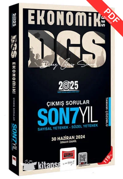 2025 DGS Ekonomik Seri Son 7 Yıl Sayısal-Sözel Yetenek Çıkmış Sorular Yargı Yayınevi