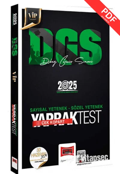 2025 DGS VİP Sayısal-Sözel Yetenek Tamamı Çözümlü 7 Deneme Yargı Yayınevi