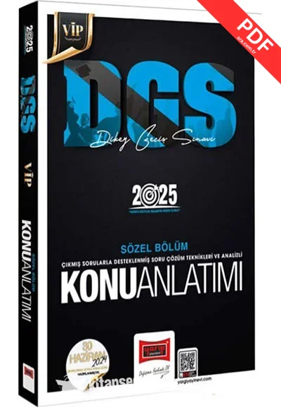 2025 DGS VİP Sözel Yetenek Konu Anlatımı Yargı Yayınları