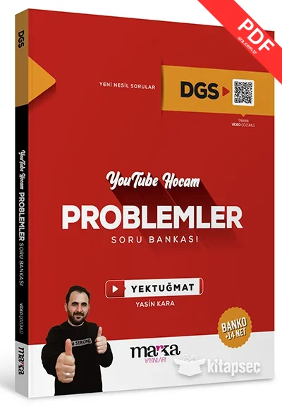 2025 DGS Youtube Hocam Yektugmat Problemler Soru Bankası Marka Yayınları