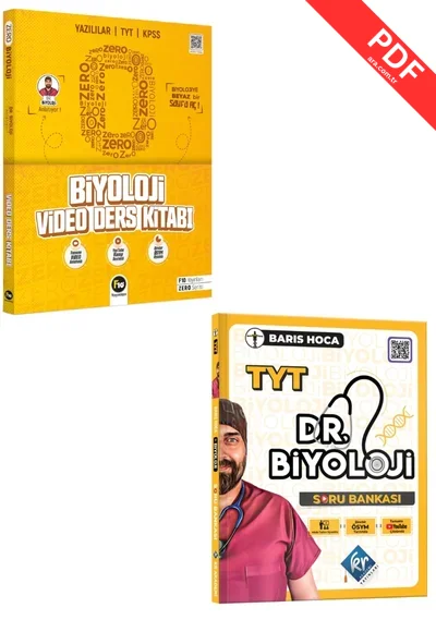 2025 Dr. Biyoloji Barış Hoca Zero Serisi Biyoloji Video Ders Kitabı-Barış Hoca TYT Dr. Biyoloji Soru Bankası Seti