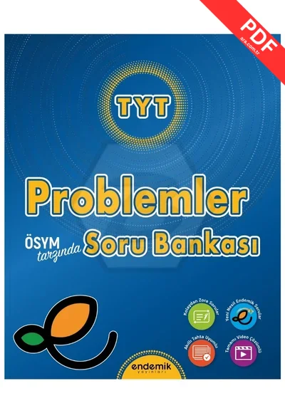 2025 Endemik Yayınları TYT Problemler Soru Bankası GÜNCEL