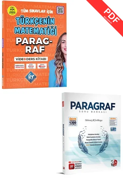 2025 GAMZE HOCA TÜRKÇENİN MATEMATİĞİ DİLBİLGİSİ SORU BANKASI VE VİDEO DERS KİTABI+ PARAGRAF SORU BANKASI