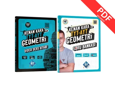 2025 Kenan Kara İle TYT-AYT Geometri Video Ders Kitabı - Bıyıklı Matematik 55 Günde TYT Matematik Kampı Video Ders Kitabı Kr Akademi Yayınları (GÜNCEL)