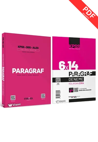2025 KPSS DGS ALES PARAGRAF Konu Özetli Yeni Nesil Soru Bankası Tamamı Video Çözümlü PDF indir