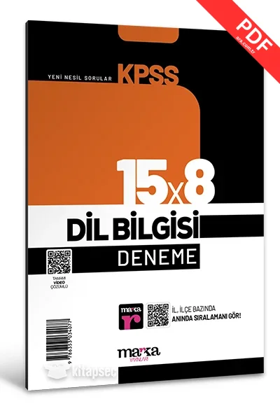 2025 KPSS Dil Bilgisi Konu Özetli Yeni Nesil Soru Bankası Tamamı Video Çözümlü Marka Yayınları
