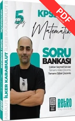 2025 KPSS Genel Yetenek Matematik Soru Bankası