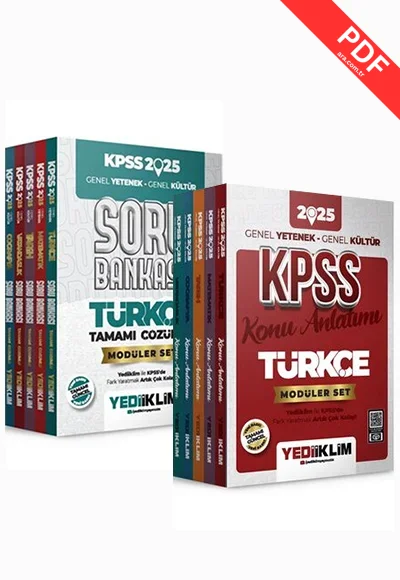 2025 KPSS GYGK Konu Anlatımı ve  GYGK Soru Bankası Modüller 2 `li Set