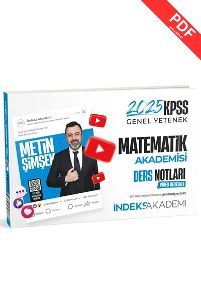 2025 KPSS Matematik Akademisi Video Ders Notları İndeks Akademi