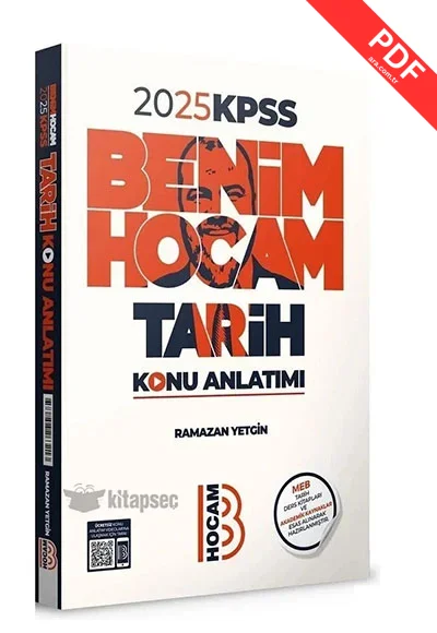 2025 KPSS Tarih Konu Anlatımı Benim Hocam Yayınları