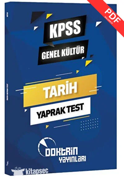 2025 KPSS Tarih Yaprak Test Doktrin Yayınları