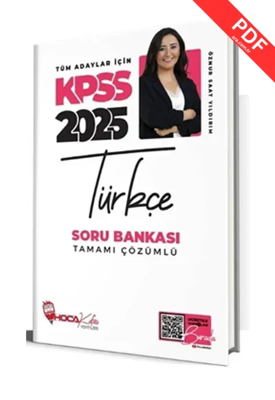 2025 KPSS Türkçe Tamamı Çözümlü Soru Bankası Hoca Kafası Yayınları