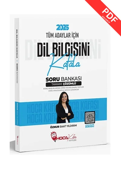 2025 KPSS TYT Dil Bilgisini Kafala Soru Bankası Çözümlü Hoca Kafası Yayınları