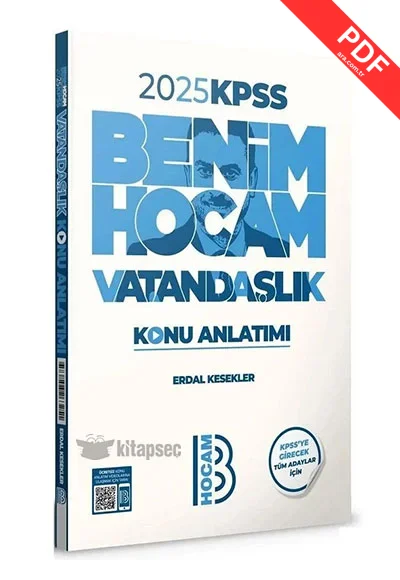 2025 KPSS Vatandaşlık Konu Anlatımı Benim Hocam  Yayınları