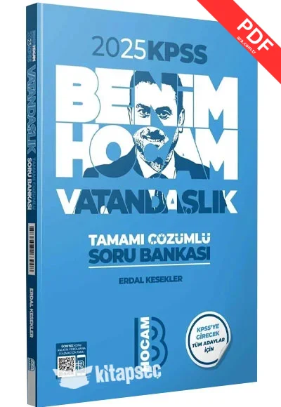 2025 KPSS Vatandaşlık Tamamı Çözümlü Soru Bankası Benim Hocam Yayınları