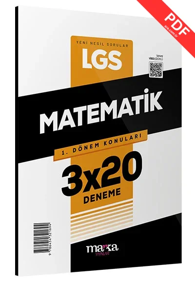 2025 LGS 1.Dönem Konuları Matematik 3 Deneme Marka Yayınları