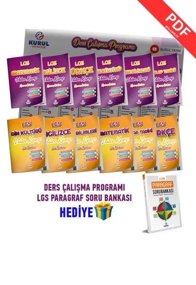 2025 LGS Başlangıç Seti Video Çözümlü Konu Soru Bir Arada Paragraf Hediyeli