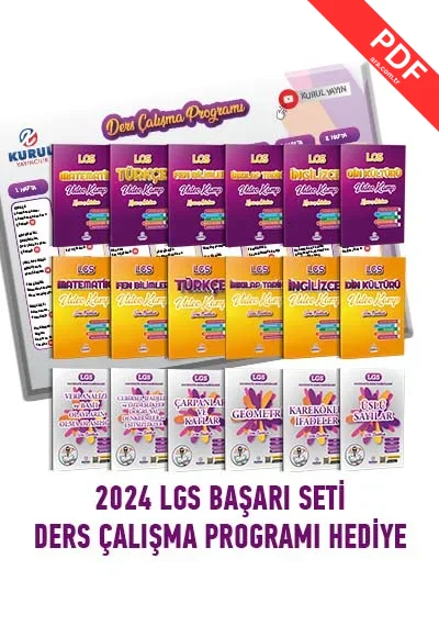 2025 LGS Full Başarı Seti Konu ve Soru Kitapları Bir Arada