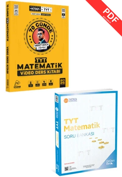 2025 MERT HOCA 70 GÜNDE TYT SORU BANKASI+KENAN KARA TYT-AYT GEOMETRİ SORU BANKASI