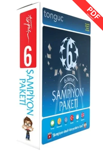 2025 Tonguç Yayınları 6.sınıf tüm dersler Şampiyon Paketi