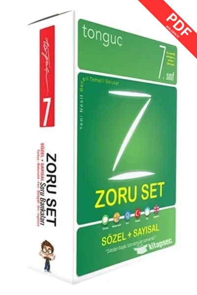 2025 Tonguç Yayınları 7. Sınıf Zoru Bankası Tüm Dersler Seti
