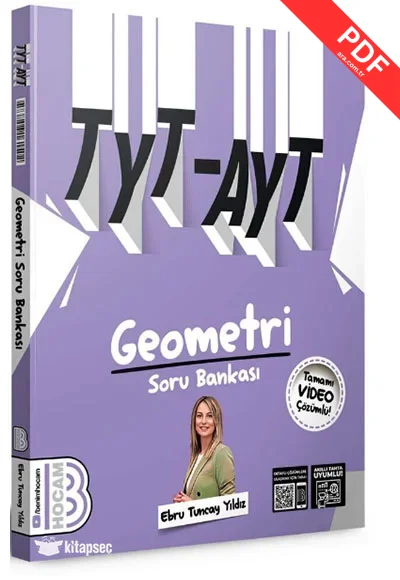 2025 TYT AYT Geometri Tamamı Video Çözümlü Soru Bankası Benim Hocam Yayınları