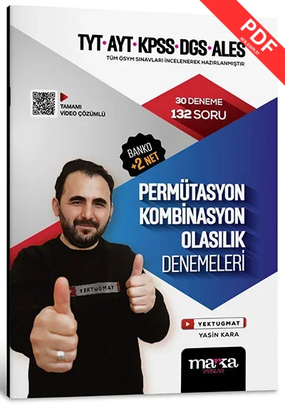 2025 TYT AYT KPSS DGS ALES Permütasyon Kombinasyon Olasılık Denemeleri Marka Yayınları