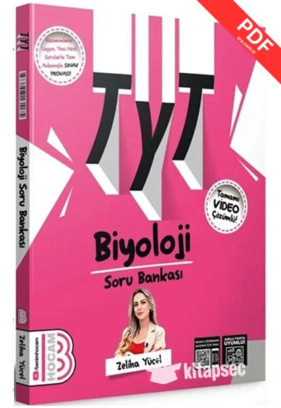 2025 TYT Biyoloji Tamamı Çözümlü Soru Bankası Benim Hocam Yayınları