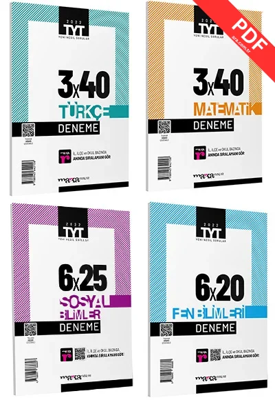 2025 TYT Eşit Ağırlık Branş Deneme Sınavı Seti 8 Fasikül 68 Deneme Marka Yayınları