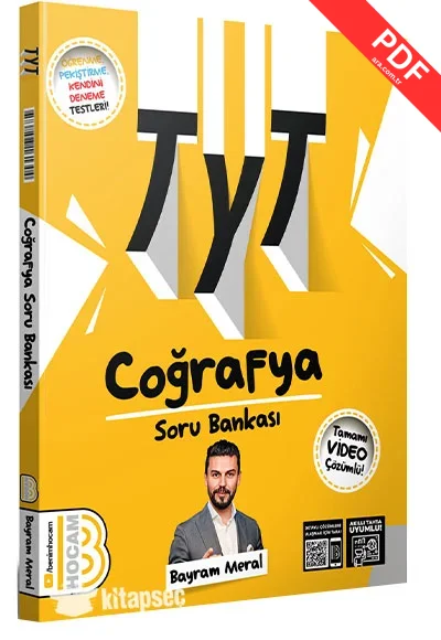 2025 TYT Coğrafya Tamamı Video Çözümlü Soru Bankası Benim Hocam Yayınları
