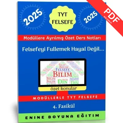 2025 Tyt Felsefe Ders Notları