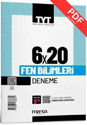 2025 TYT Fen Bilimleri 6 Deneme Tamamı Video Çözümlü PDF indir