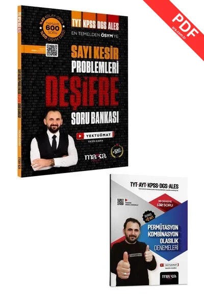 2025 Tyt Kpss Dgs Ales Sayı Kesir Problemler Yektuğmat Deşifre Soru Bankası + Permütasyon Deneme