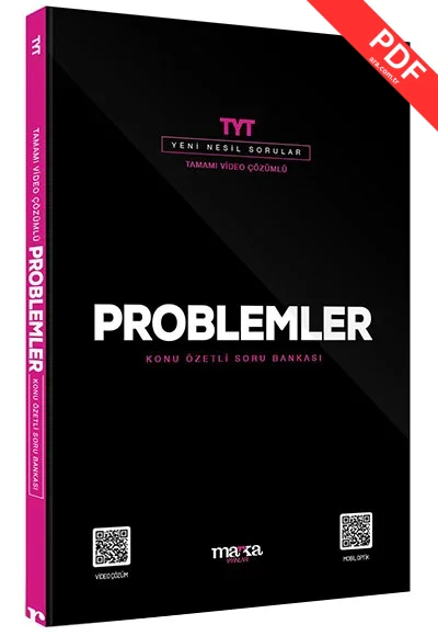 2025 TYT Problemler Konu Özetli Yeni Nesil Soru Bankası Tamamı Video Çözümlü Marka Yayınları