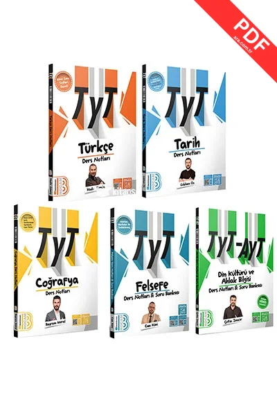 2025 TYT Sözel Bölüm Ders Notları Seti 5 Kitap Benim Hocam Yayınları