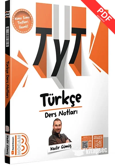 2025 TYT Türkçe Ders Notları Benim Hocam Yayınları