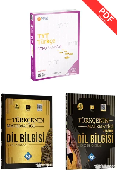 2025 TYT Türkçe Soru Bankası ve Paragraf Konu Özetli Soru Bankası Seti Üç Dört Beş Yayınları