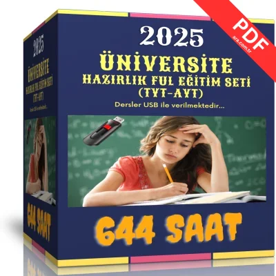 2025 Üniversite Hazırlık Ful Eğitim Seti TYT-AYT