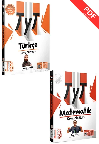 2025 YKS TYT Türkçe-Matematik Video Destekli Konu Anlatımı Ders Notları Seti Benim Hocam Yayınları