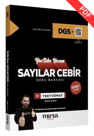 2025 Youtube Hocam DGS Sayılar Cebir Soru Bankası Marka Yayınları
