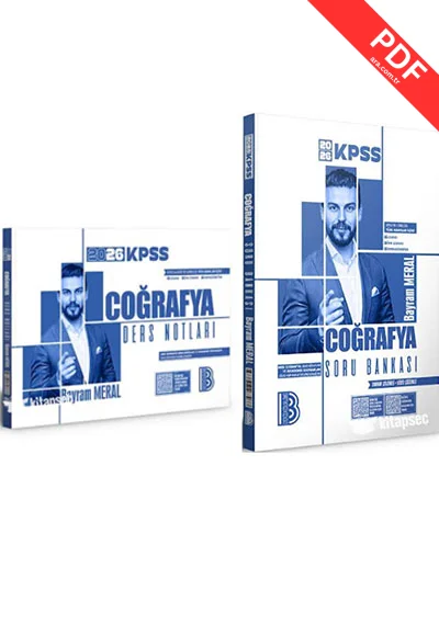 2026 KPSS Coğrafya Soru Bankası+Ders Notları Seti Benim Hocam Yayınları