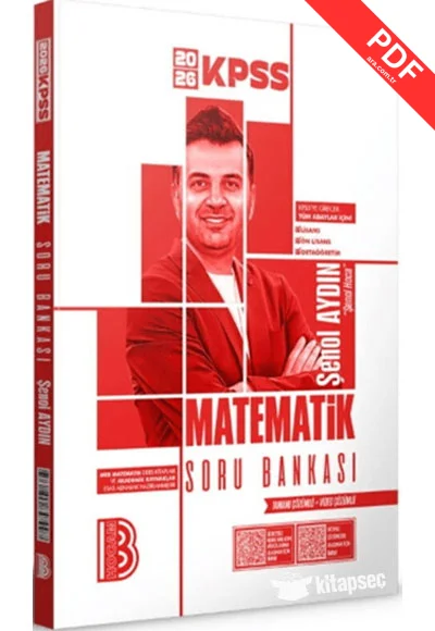 2026 KPSS Matematik Tamamı Video Çözümlü Soru Bankası Benim Hocam Yayınları