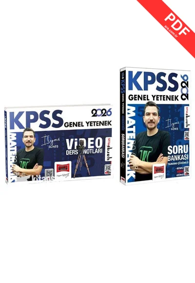 2026 KPSS Matematik Video Ders Notları + Soru Bankası 2 li Set- İlyas Güneş Yargı Yayınları