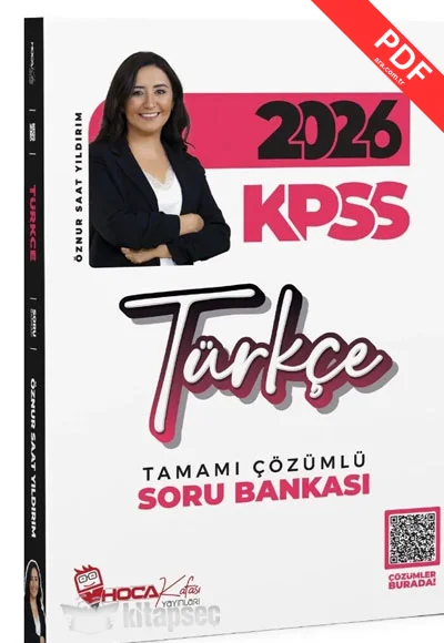 2026 KPSS Türkçe Soru Bankası Çözümlü - Öznur Saat Yıldırım Hoca Kafası Yayınları