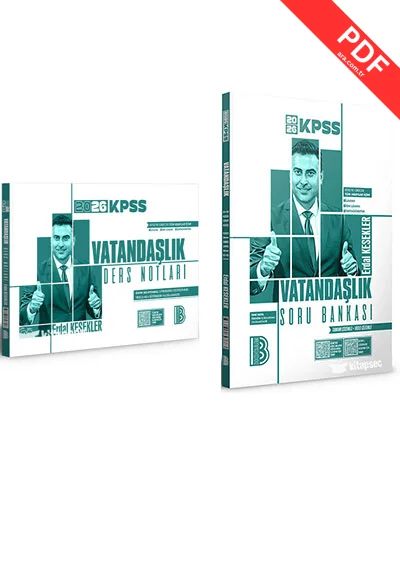 2026 KPSS Vatandaşlık Soru Bankası+Ders Notları Seti Benim Hocam Yayınları