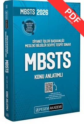 2026 Diyanet İşleri Başkanlığı Mesleki Bilgiler Seviye Tespit Sınavı MBSTS Konu Anlatımlı