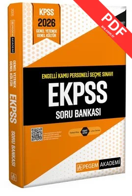 2026 E - KPSS Engelli Kamu Personeli Seçme Sınavı Soru Bankası